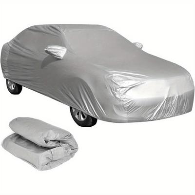 TEMU Car Cover Autoplane Car Cover Waterproof Outdoor Scratch-resistant Dustproof Car Garage Autoplane For Winter Summer Image