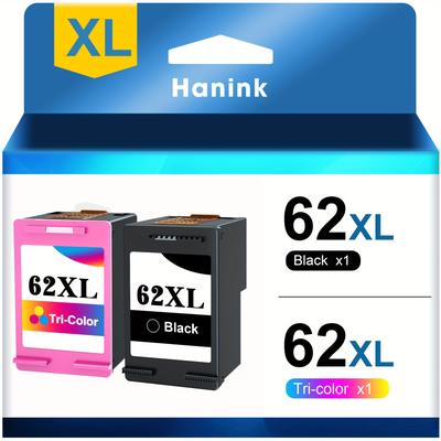 TEMU 1-3-pack 62xl 62 Xl Multipack Printer Cartridges Compatible For 62 Printer Cartridges For 5540 5544 5545 5548 5640 5646 7640 200 5740 5742 5744 Printer Image