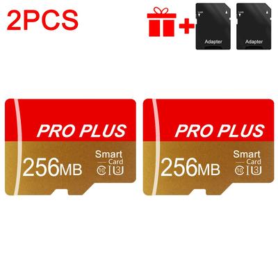 TEMU 2pcs Memory Cards With Adapter - 128gb, 64gb, 32gb, 16gb, 8gb, 4gb, 2gb, 1gb, U3 C10 A1 Tf Card For Tablet, Camera, Phone, Car Audio, Game Console - Real Capacity, Secure Storage, Pro Image