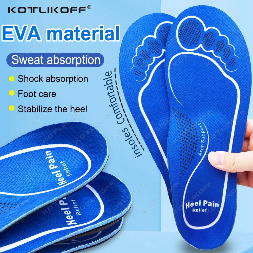 KOTLIKOFF Plattfuß Stoßdämpfung Sport Arch Support Einlegesohlen Füße Schmerzen Pflege Einlegesohlen Für Schuhe Sohle Sport Schuheinlage Unisex Image