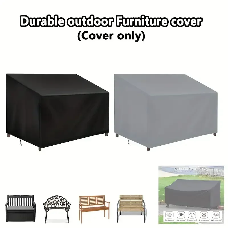1pc Terrasse Stuhl Abdeckung Wasserdichte Outdoor Garten Möbel Schützen Universal Lounge Tiefe Sitz Abdeckung Einfach-Gehen UV Beständig Image