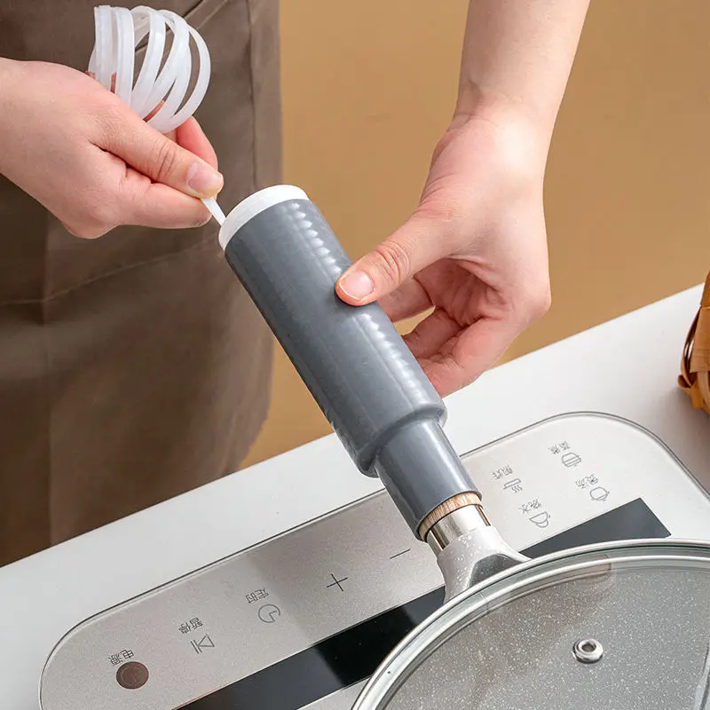 Gummi Bratpfanne Griff Schutz Topf Griff Hitzebeständige Abdeckung Griff Halter Hülse Pfanne Griff Hülse Image