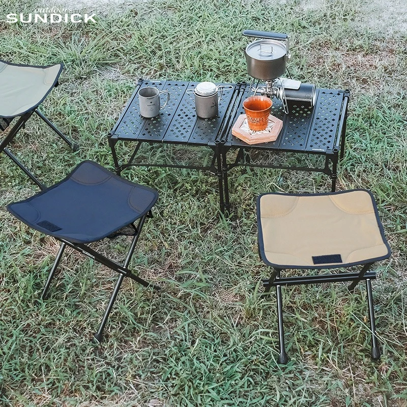 Outdoor Camping Bergsteigen Tragbare Klapphocker Aluminium Legierung Halterung Klappstuhl Angeln Hocker Matzah Leichte
