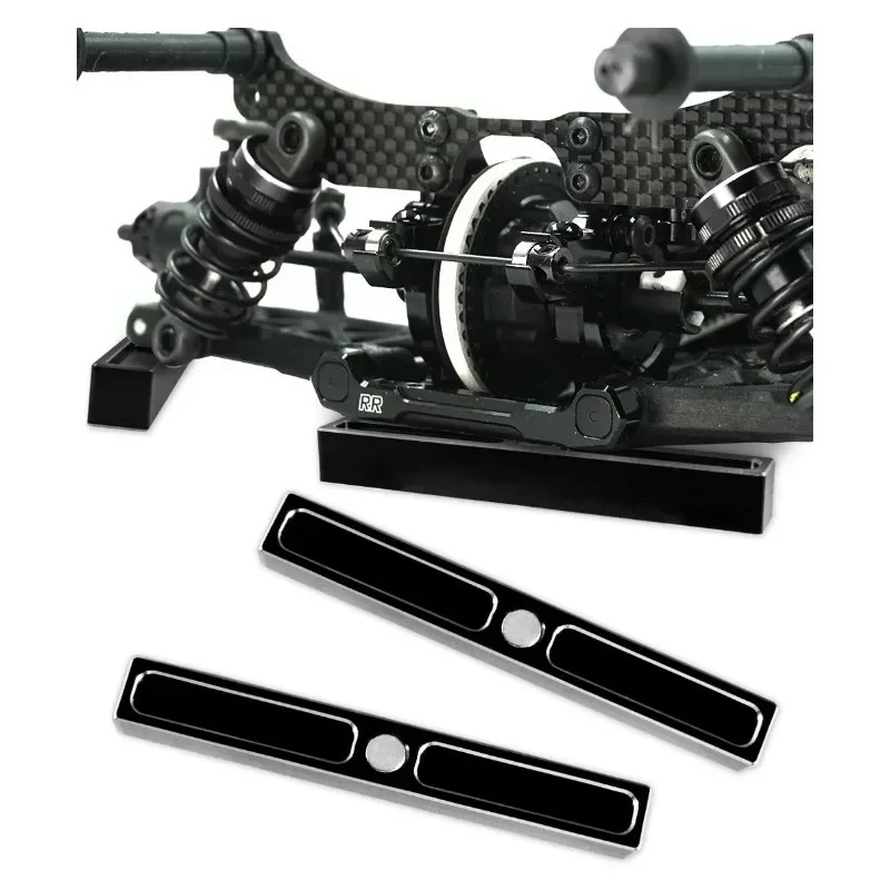 4x RC Car Ride Height Gauge RC Chassis Droop Gauge, Praktisches Universal-Messmodellauto-Einstelllineal