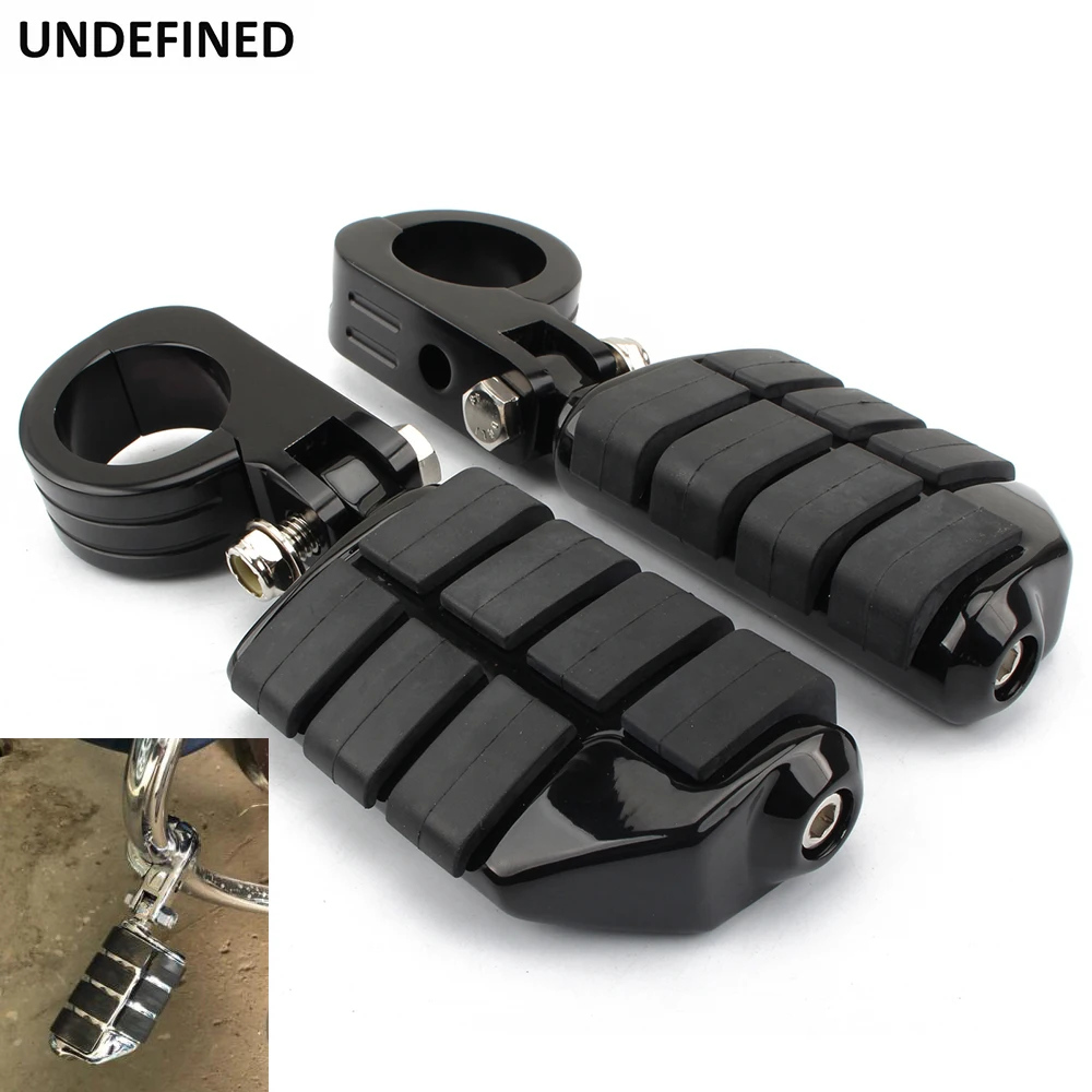 Motorrad Autobahn Heringe Fuß stützen für 1,25 "Motors chutz-Harley Davidson Road Glide Electra Glide Road King Street Glide