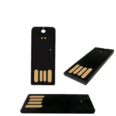 USB-Stick 128GB schwarz ultra dünne Version USB-Flash-Laufwerk mit hoher Kapazität 64g leicht und Image