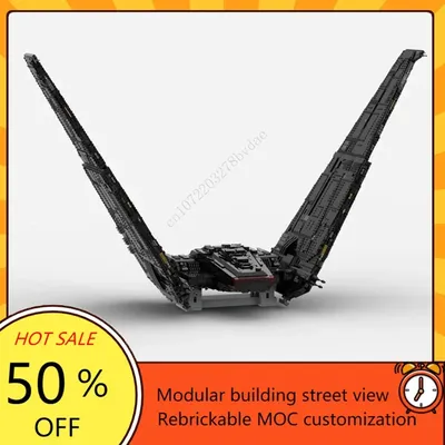 6943PCS Upsilon Starfighter Space War Waffe MOC SpaceShip Schlacht Modell Bausteine Architektur Image