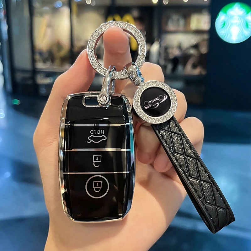 Tpu autos chl üssel etui abdeckung shell fob für kia rio rio5 sportage ceed cerato k3 kx3 k4 k5 sorento optima picanto schlüssel los Image