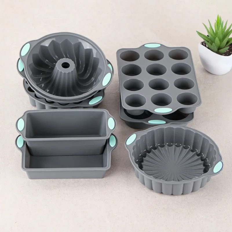 Hochtemperaturbeständige Silikon-Kuchenform, Chiffon-Keks, Toast-Muffin-Tasse, antihaftbeschichtete Kuchenform, Backform Image