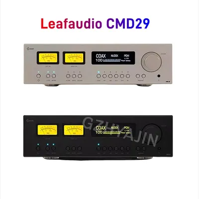 NEU Leafaudio CMD29 Dual Core AK4499EX Fieber DSD symmetrischer Decoder DAC Bluetooth VU Meterkopf Image