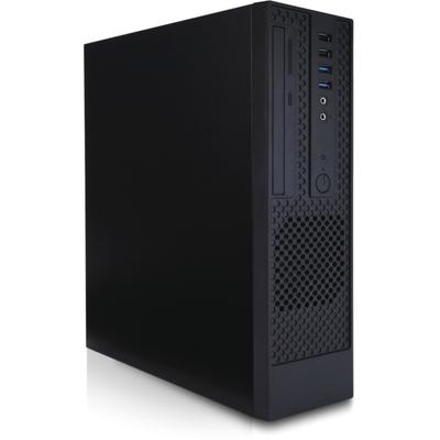 In Win Ck709 Computer Case - Slim Tower - Black - Steel - 3X Bay - 1X 300 W - Power Supply Installed - Ck709.ff300Tb3