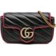 Gucci Hobo Bags - 2016-present Super Mini GG Marmont Matelasse Leath - Gr. unisize - in Schwarz - für Damen