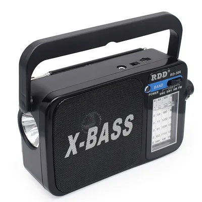 RD-306 3-Band Portable Radio AM/FM/SW1/SW2 Micro USB Charge Slot Mini FM Receiver with Radio