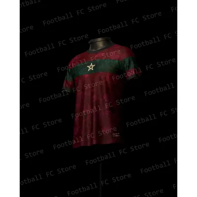 23/24 New Champion Morocco Jersey Black Gold Commemorative Edition Jersey Special Morocco 22 Soccer