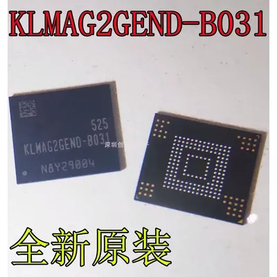 2PCS~100PCS/LOT KLMAG2GEND-B031 BGA 16GB EMMC New original