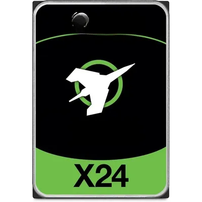 Exos X24 24TB Enterprise Internal Hard Drive HDD - 6GB/s SATA 7200RPM 2.5M MTBF (ST24000NM002H)