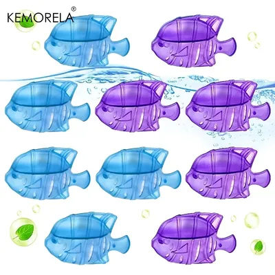 KEMORELA 6/10pcs Humidifier Cleaner Fish-Shaped Cleaner for Humidifiers And Fish Tank Purifies Water