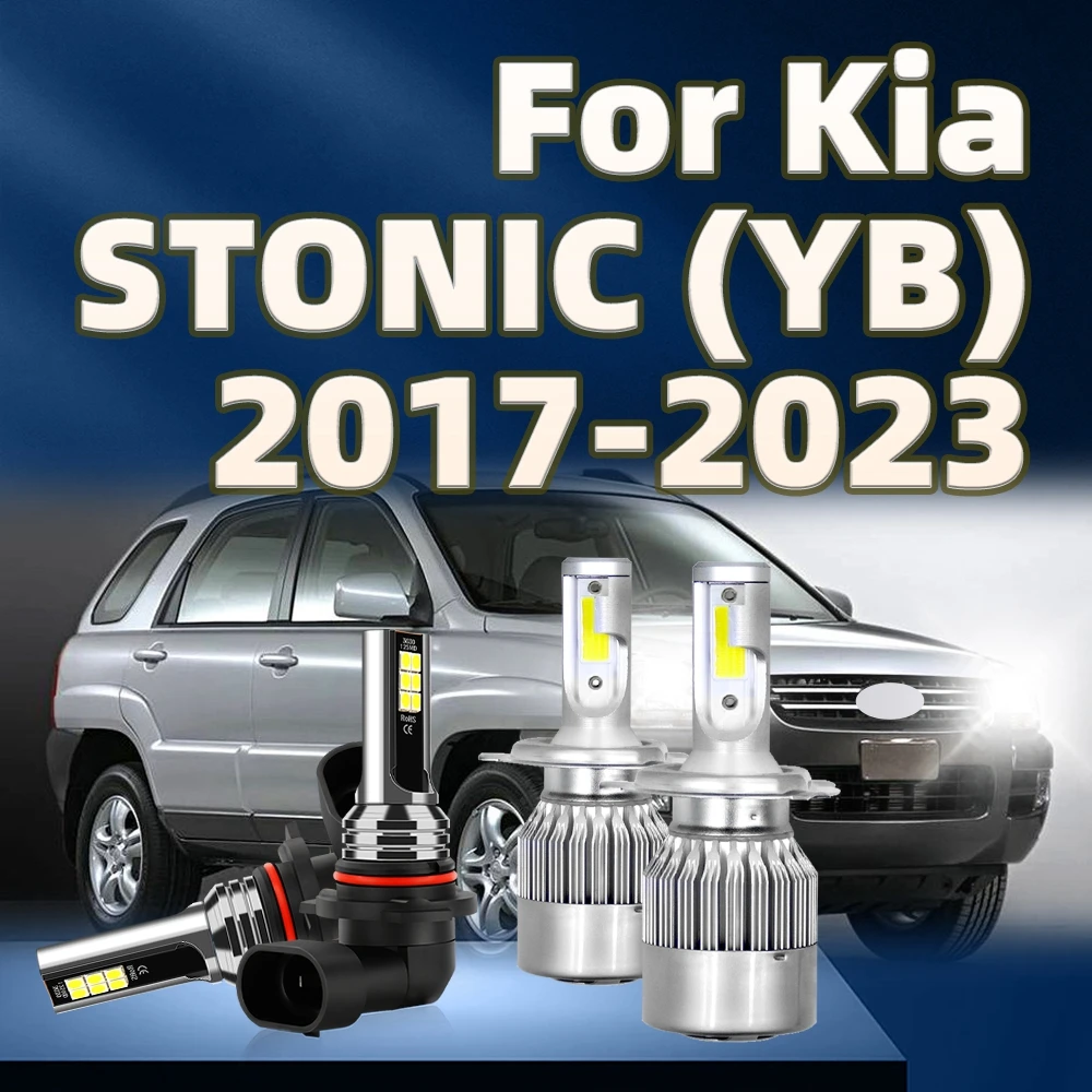 Lampadine per fari a LED 6000K per auto 26000LM Kit fari fendinebbia per Kia STONIC (YB) 2017 2018 2019 2020 2021 2022 2023