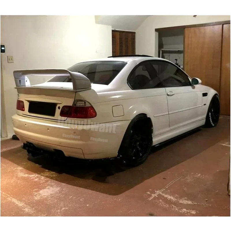 Nuovo Auto Baule Posteriore Spoiler Labbro Boot Ala Labbro Per BMW E46 Berlina Modello a 2 Porte 1998-2006 Coda Spoiler Posteriore Ala Spoiler Labbro Posteriore