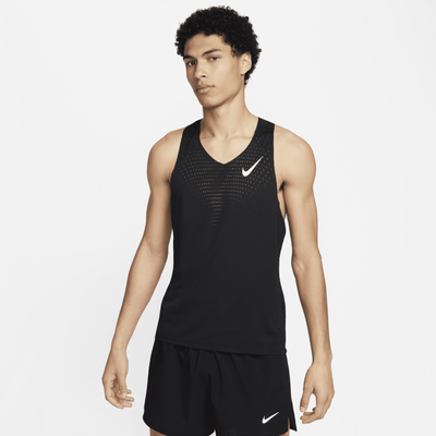 Nike AeroSwift Men's Dri-FIT ADV Running Vest - Black - Polyester