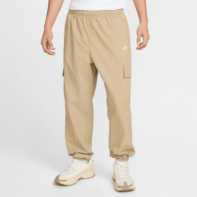 Nike Club Men's Woven Cargo Trousers - Brown - Nylon