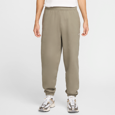 Nike Solo Swoosh Men's Fleece Trousers - Green - Cotton/Polyester