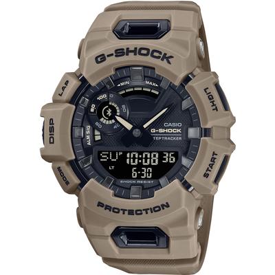 Smartwatch CASIO G-SHOCK "GBA-900-1AER", braun (hellbraun), Smartwatches, Smartwatch, Armbanduhr,Herren,Bluetooth,Schrittzähler,digital, bis 20bar wasserd. Image