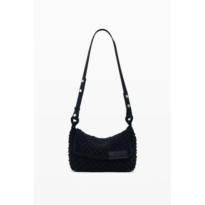 Medium crochet crossbody bag