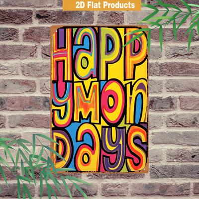 TEMU Room Decor A Metal Sign '', Measuring 12x8 Inches - Vibrant Tin Wall Art, , Easy To Hang, Style For Home And Office Decor, Wall Decoration | Decor | Metal Sign Image