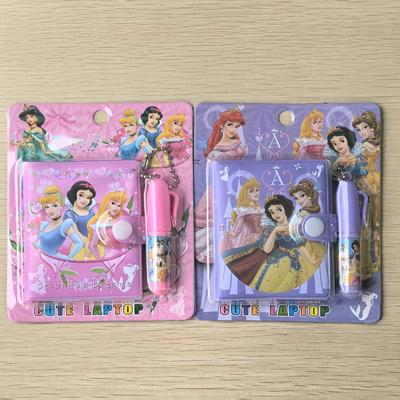 TEMU 2pcs Mini Notebook, Princess Theme, Colorful, , College Ruled, With Pen, For Office, Party Gift, Collectors, English Writing Image