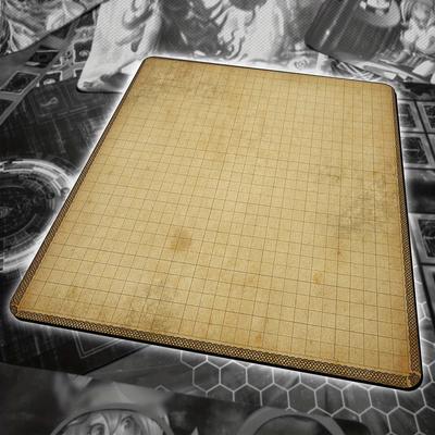 TEMU 2d& & Master Play Mat - 2 Player Game Board With Hexagonal Grid, Rubber Base For Trading Card Games, , And More, | Fantasy Theme | Durable Game Mat, Image