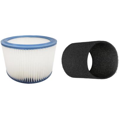 Trade-shop - 2in1 Set: Rundfilter + Schaumstoff-Filter kompatibel mit Bosch gas 15, 20, 25, 15 l, Image