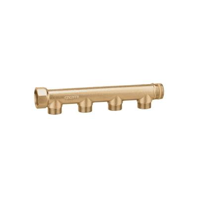 Einfacher und modularer 1' Verteiler, 2 Abzweigungen. Für Heizungs- und Klimaanlagen Caleffi 350620 Image