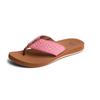 Zehentrenner REEF "REEF SPRING WOVEN", Gr. 40, strawberry pink, Synthetik, sportlich, Schuhe