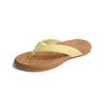 Zehentrenner REEF "CUSHION HARMONY", Gr. 38,5, gelb (pale banana), Textil, Synthetik, sportlich, Schuhe