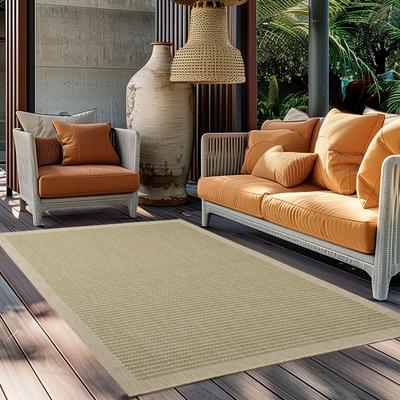Outdoorteppich AYYILDIZ TEPPICHE "GIZA 1410", grün, B:120cm H:3mm L:170cm, Polypropylen, Teppiche, Läufer, In- und Outdoor, Wetterfest, Wasserabweisend, robust Image