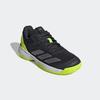 Tennisschuh ADIDAS PERFORMANCE, Gr. 36, carbon, iron metallic, lucid lemon, Textil, Synthetik, sportlich, Schuhe