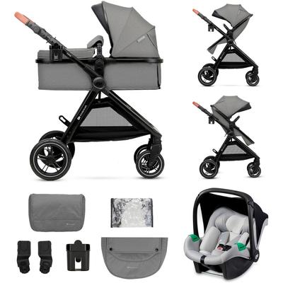 Kombi-Kinderwagen KINDERKRAFT "ESME 3IN1", Baby, moonlight grau, Kinderwagen, inkl. Babyschale Image