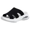 Pantolette RIEKER SPORT "vegan", Damen, Gr. 40, schwarz, Textil, unifarben, sportlich, Schuhe, Sommerschuh, Hausschuh, Keilabsatz, in der Maschine waschbar