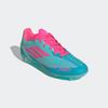Fußballschuh ADIDAS PERFORMANCE "F50 LEAGUE MESSI FG/MG", Gr. 42, flash aqua, lucid pink, lucid cyan, Synthetik, Textil, sportlich, Schuhe