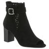 Stiefelette ANISTON SHOES, Damen, Gr. 39, schwarz, Velourslederimitat, elegant, Schuhe, Abendstiefelette, Frühlingsschuh - NEUE KOLLEKTION