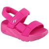 Sandale SKECHERS "UNO LITE SANDAL", Kinder, Gr. 31, pink, Textil, sportlich, Schuhe, leichte Sandale mit Klettverschluss, Größenschablone zum Download
