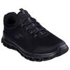 Slip-On Sneaker SKECHERS "GLIDE-STEP", Herren, Gr. 45, schwarz (schwarz, schwarz), Textil, sportlich, Schuhe, Trekkingschuh, Freizeitschuh, Sneaker zum Schlupfen