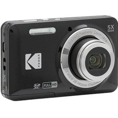 Kodak Pixpro Fz55 16.4 Megapixel Compact Camera - Black - 1/2.3" Cmos Sensor - Autofocus - 2.7"lcd - 5X Optical Zoom - 6X Digital Zoom - Digital (Is) - 4608 X 3456 Image - 1920 X 1080 Video