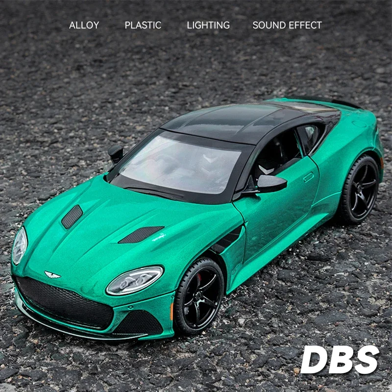 Diecast 1:24 Legierung Modellauto Miniatur Martin DBS Supercar für Kinder Sammlerstück Geburtstagsgeschenke Metallfahrzeug Kind Jungen Hottoy Image