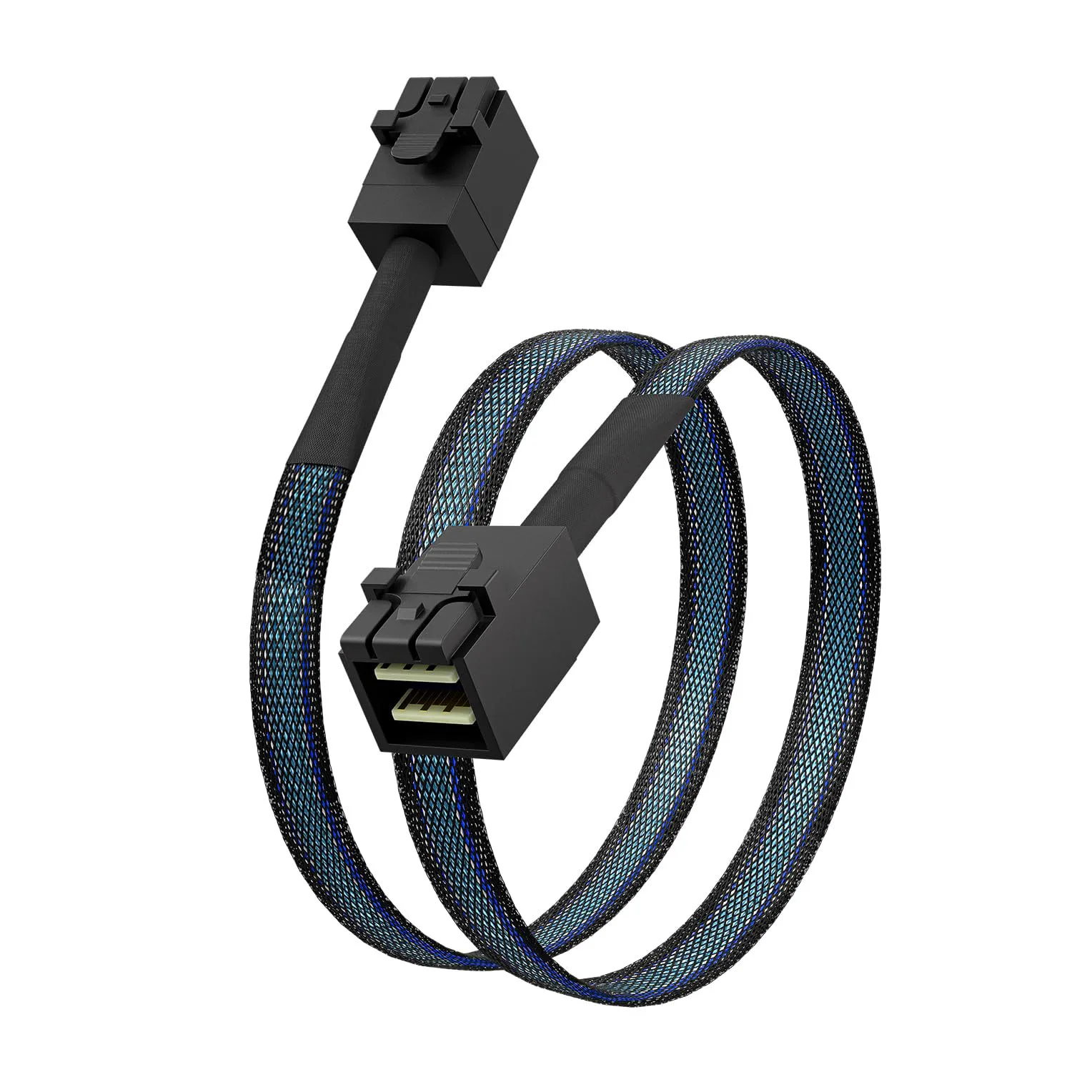 0,5m/1m SFF-8643 Mini-SAS-Kabel, SFF-8643 zu 8643, für HDD/SSD/RAID, Hochgeschwindigkeits-Datenübertragung, Server-Speicher-Backplane, PC-Festplatte Image