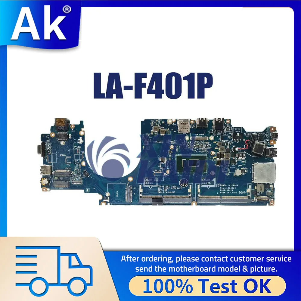 DDM70 LA-F401P Mainboard Für Dell Latitude 5490 E5490 Laptop Motherboard CPU I5-7300U SR340 DDR4 100% Test OK Image