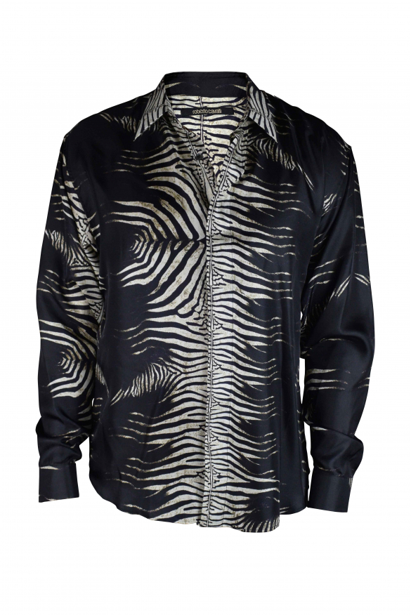 Roberto Cavalli Hemd Schwarz Image