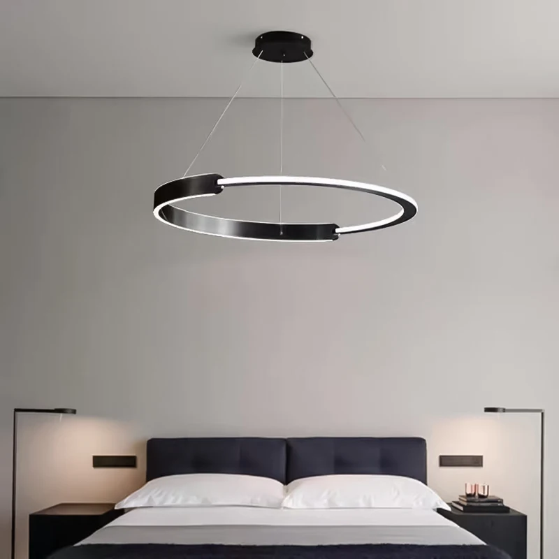 Decke kronleuchter wohnzimmer ring kronleuchter für esszimmer Schlafzimmer nordic wohnkultur loft Anhänger licht led hängen lampe