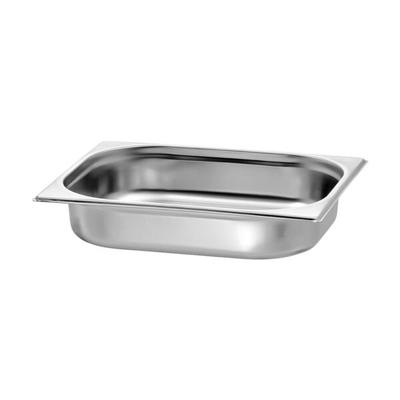 Bartscher Gastronormbehälter GN Behälter 1/2 65mm silber, 32.5x6.5x26.5 cm Image